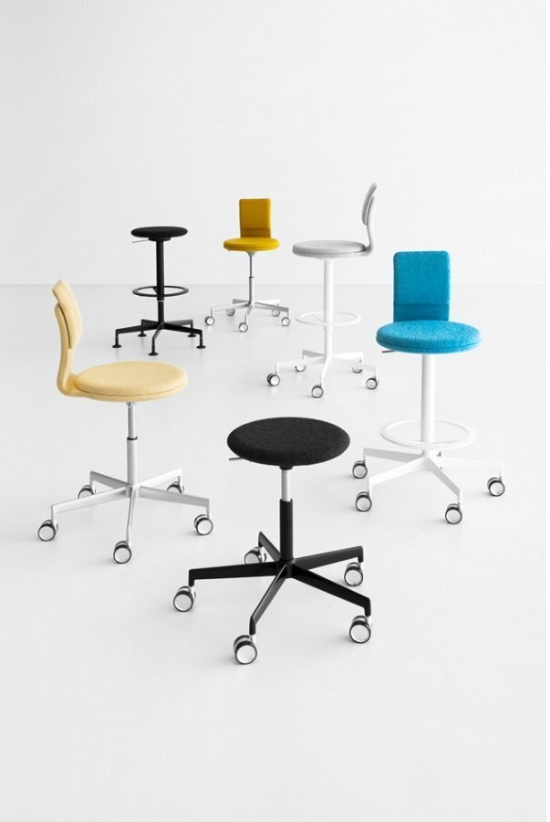 Lapalma Lab S72 Hocker Weiss