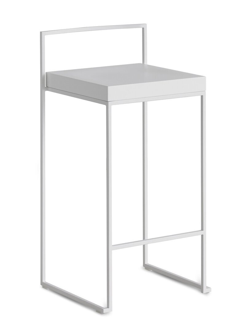 Lapalma Cubo 65 Hocker - Weiß Lackiert	Holz - Weiß Lackiert