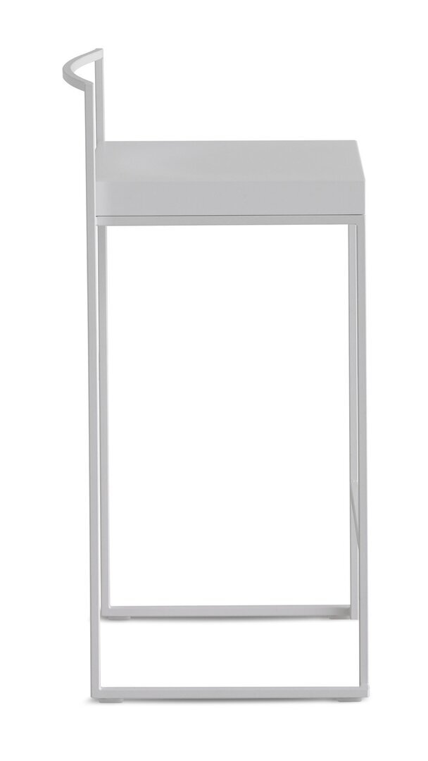 Lapalma Cubo 65 Hocker - Weiß Lackiert	Holz - Weiß Lackiert