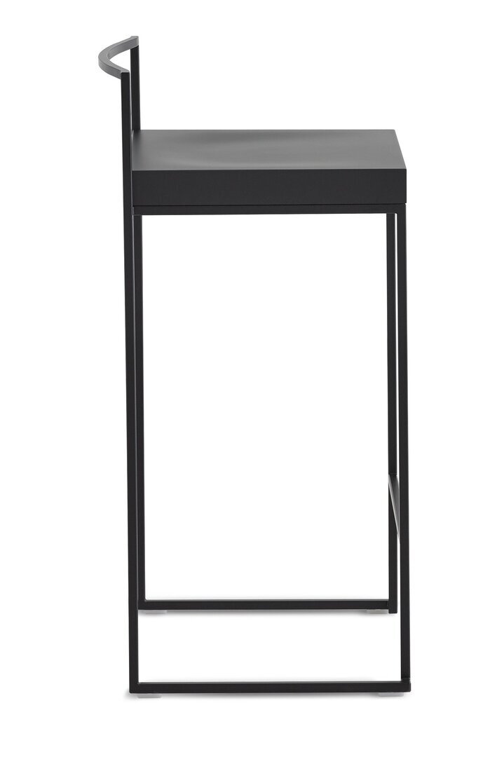 Lapalma Cubo 65 Hocker - Schwarz Lackiert - Holz Schwarz Lackiert