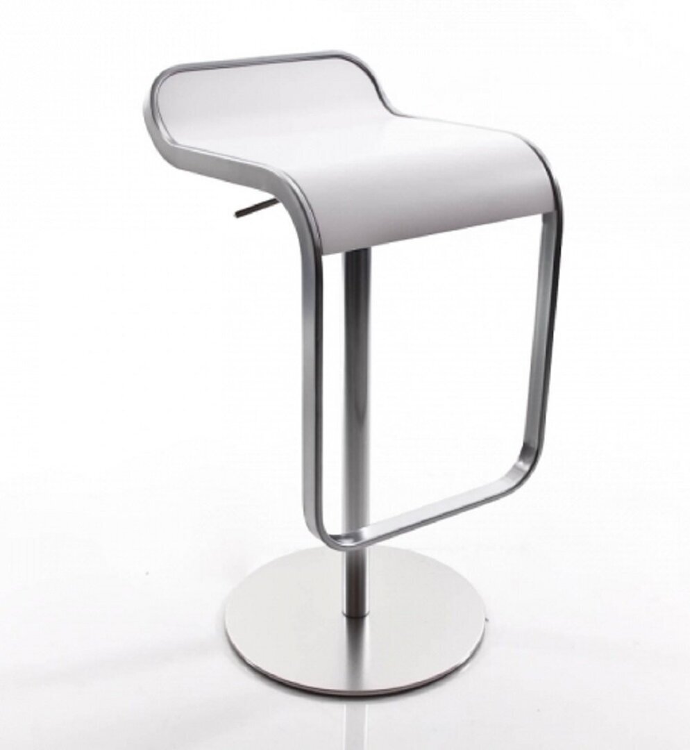 Lapalma Lem 66-79 Hocker / Barhocker - Laminat Fenix 09 Weiss