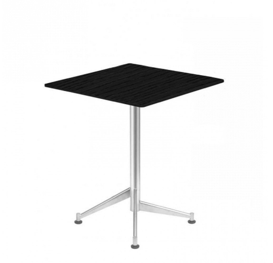 Seltz Klapptisch quadratisch - H72 cm Schwarz Offenporig