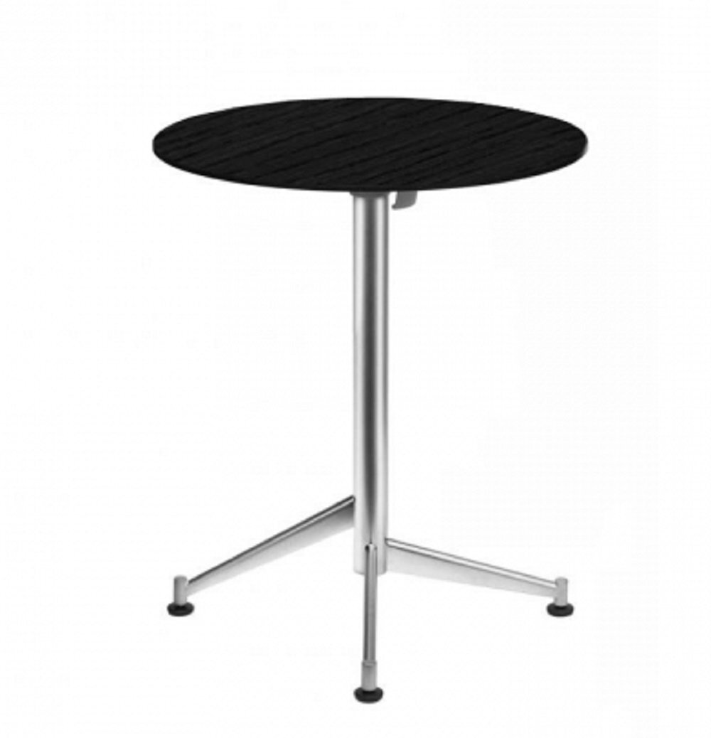 Lapalma Seltz Klapptisch rund - H72 cm Schwarz Offenporig