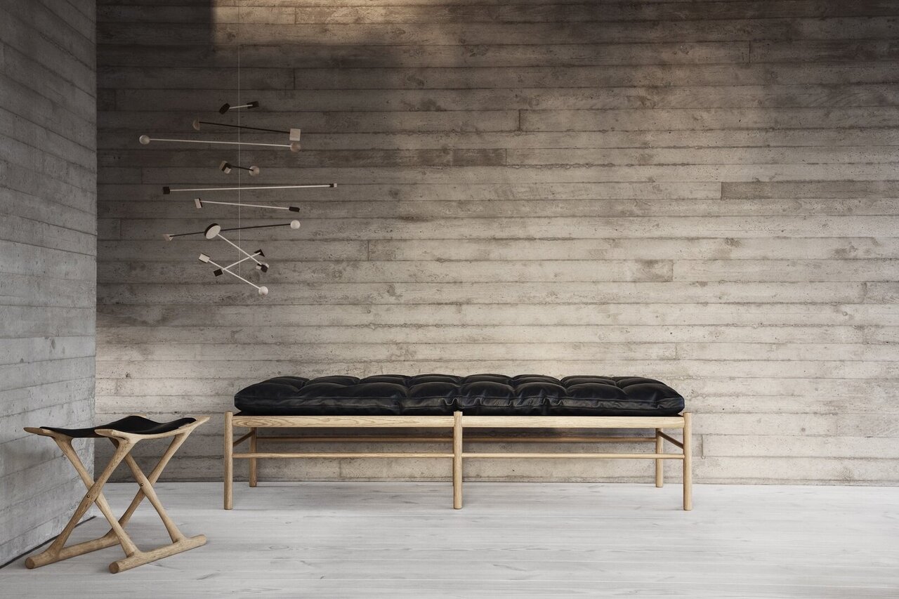 Carl Hansen & Søn OW150 Daybed mit Textilbezug