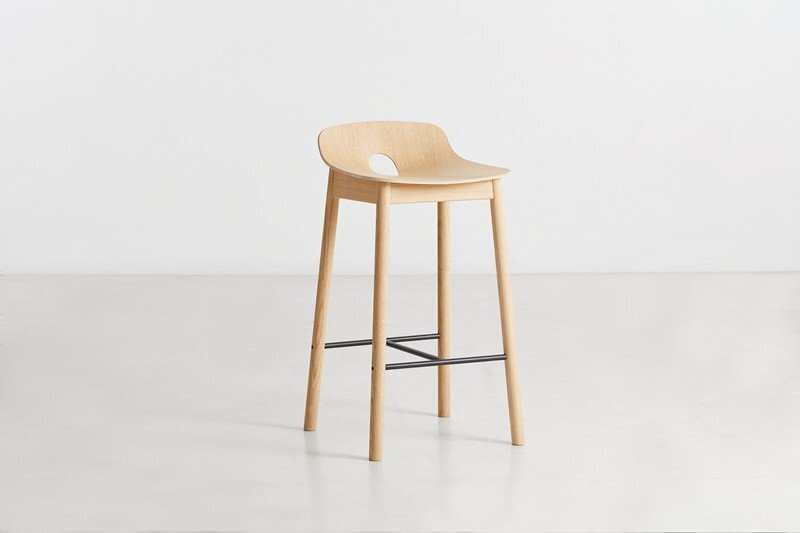 Woud Mono counter chair - oak