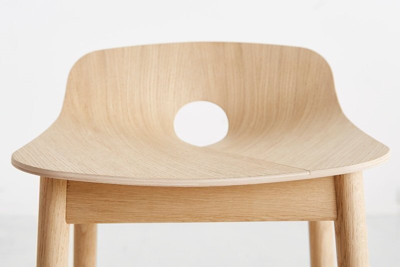 Woud Mono counter chair - oak