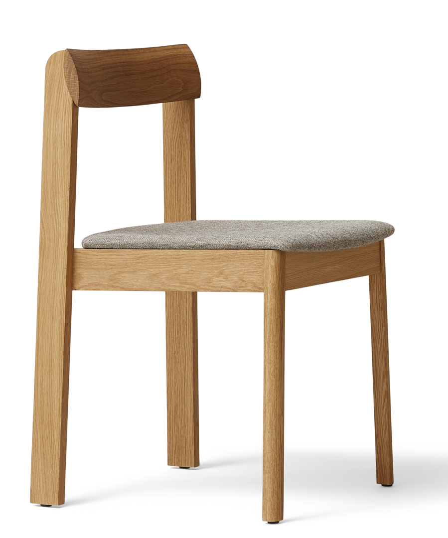 Form & Refine Blueprint Stuhl mit Sitzpolster 2er Set - Preis pro Stuhl - Eiche Natur Geölt