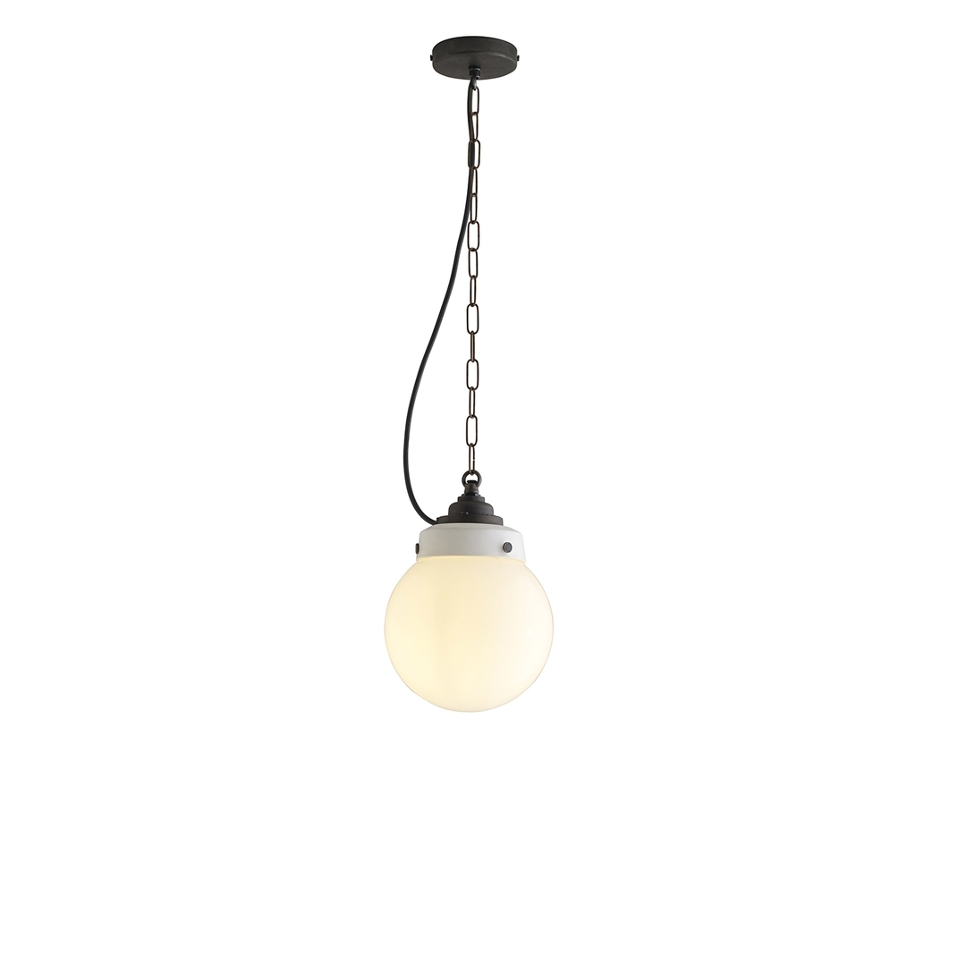 ORIGINAL BTC Hampton Pendant, Size 1, Opal and Weathered Brass