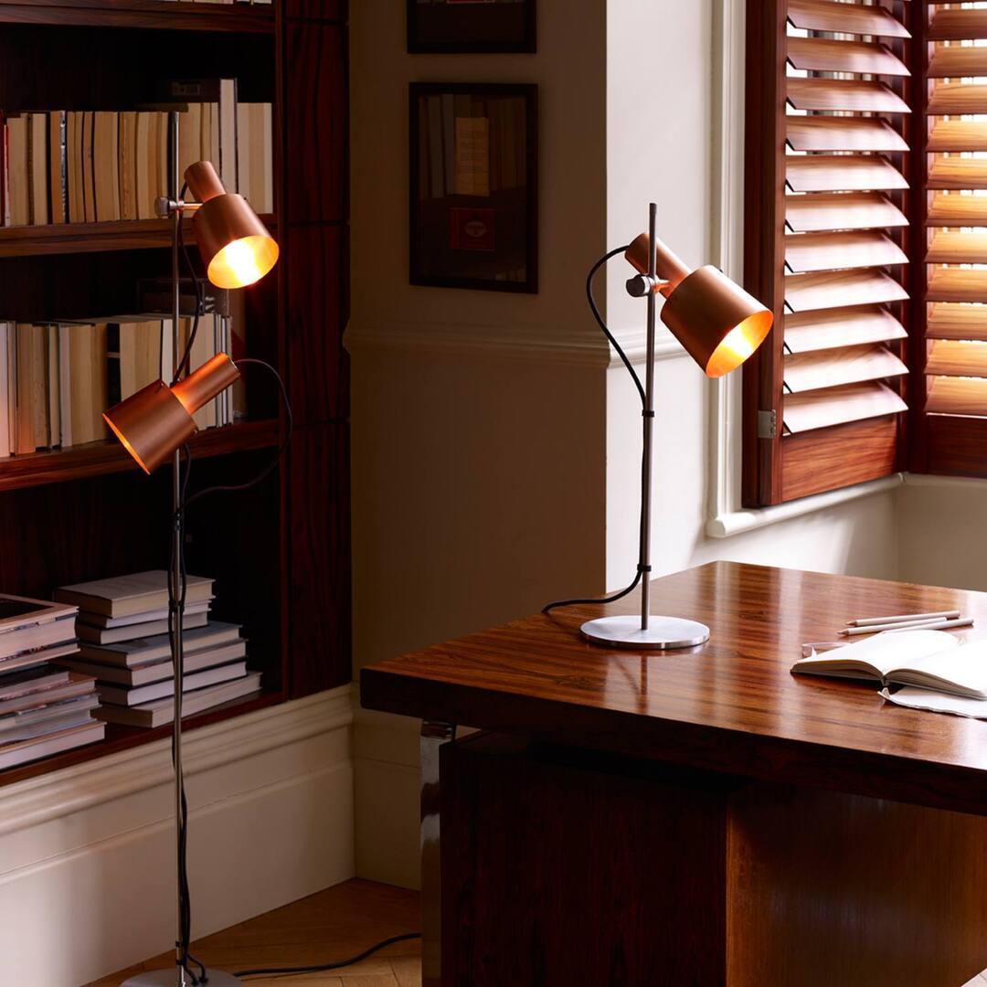 ORIGINAL BTC Chester Table Light, Black Braided Cable