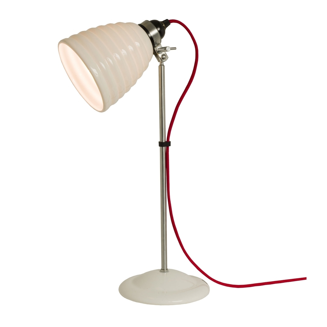 ORIGINAL BTC Hector Bibendum Table Light - Natural white with red cable
