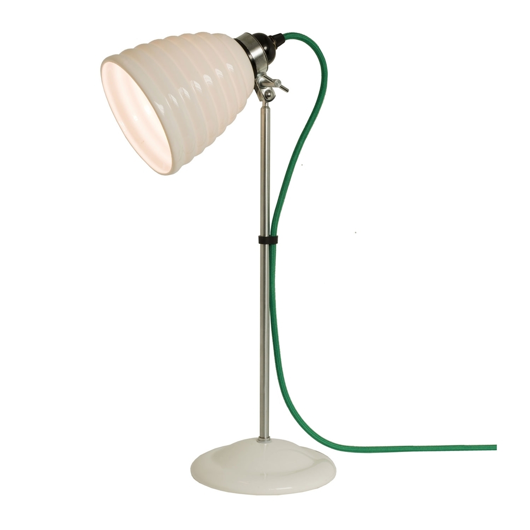 ORIGINAL BTC Hector Bibendum Table Light - Natural white with green cable
