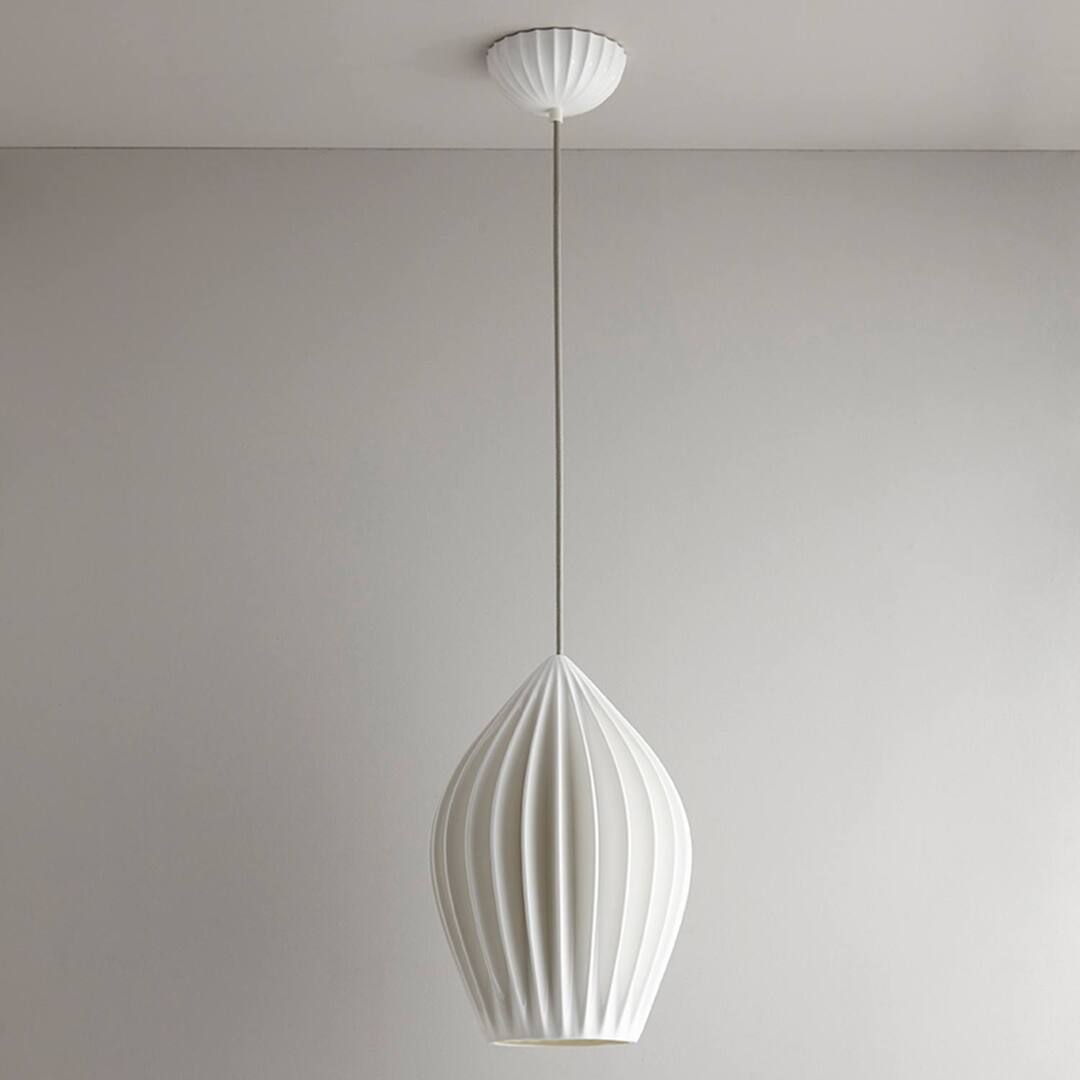 ORIGINAL BTC Fin Pendant, Sand and Taupe Braided Cable