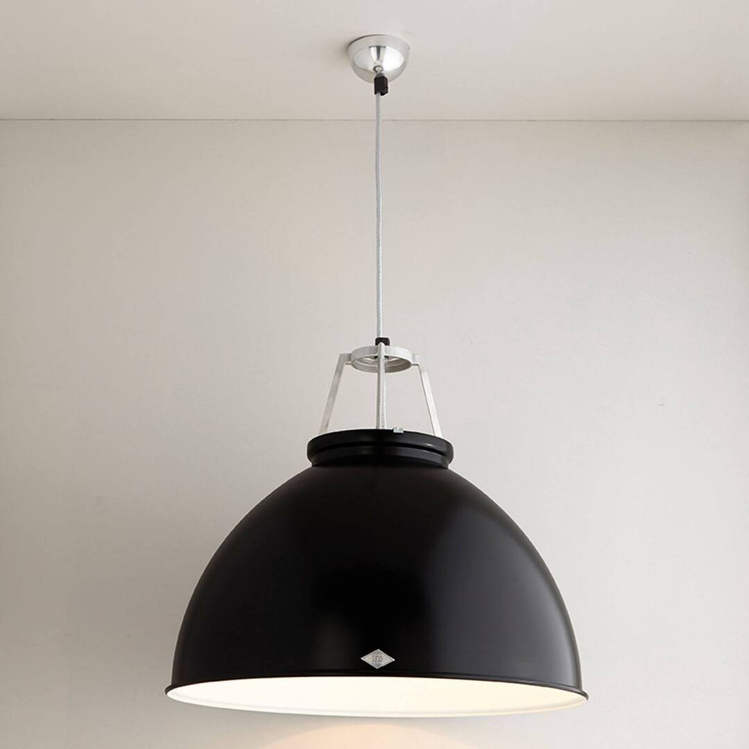 ORIGINAL BTC Titan Size 5 Pendant Light - Black_White_Interior