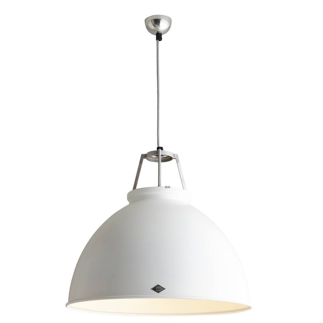 ORIGINAL BTC Titan Size 5 Pendant Light - White_White_Interior