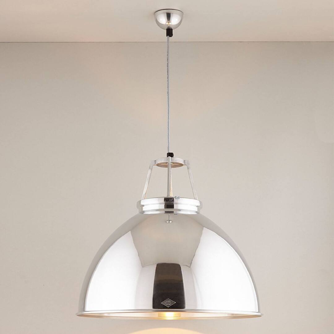 ORIGINAL BTC Titan Size 5 Pendant Light - Natural_Aluminium