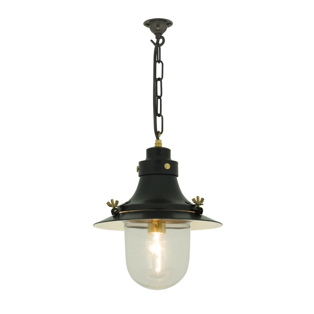 ORIGINAL BTC Ship's Small Decklight - Black, Clear Glass