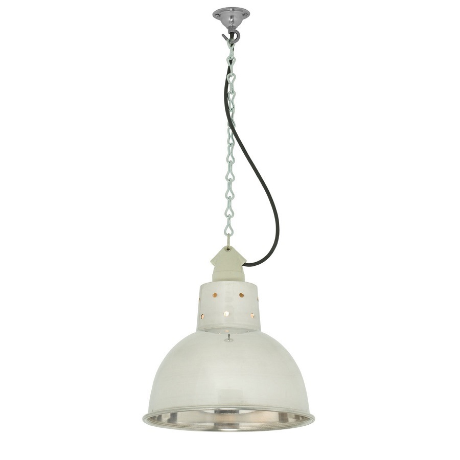 ORIGINAL BTC Spun Reflector with Suspension Lampholder - Polished Aluminium