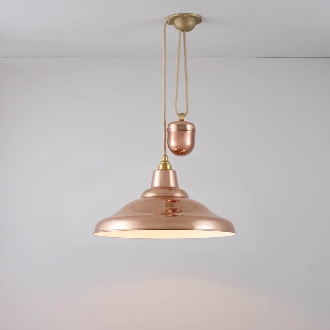 ORIGINAL BTC Rise & Fall School Light - Polished Copper