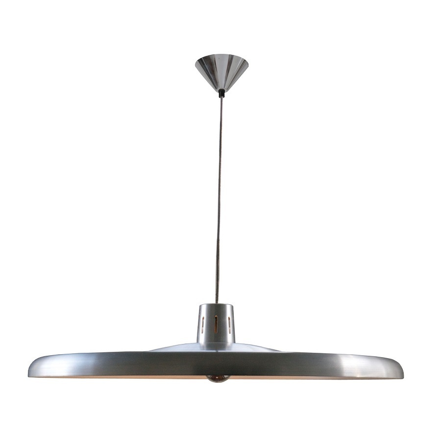 ORIGINAL BTC 700 Pendant Light, Brushed Aluminium