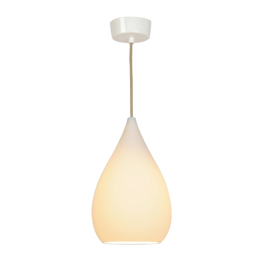ORIGINAL BTC Drop One Large Pendant Light - Natural white matt