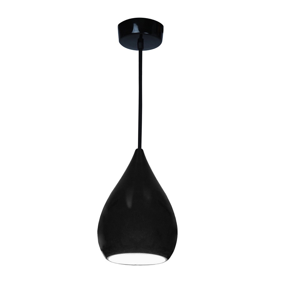 ORIGINAL BTC Drop One Pendant Light - Black gloss