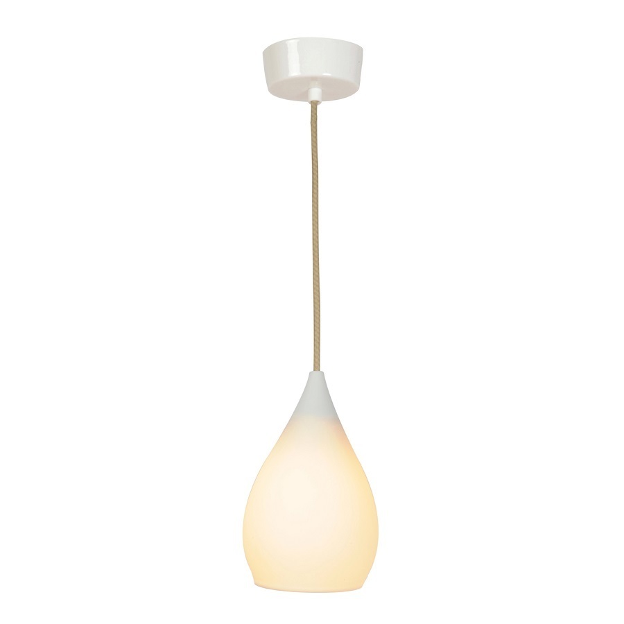 ORIGINAL BTC Drop One Small Pendant Light - Natural white matt