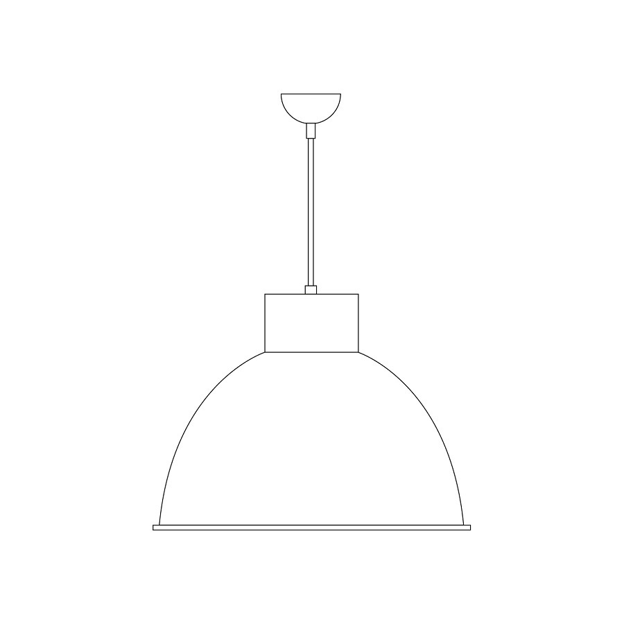 ORIGINAL BTC Giant Size 0 Pendant Light