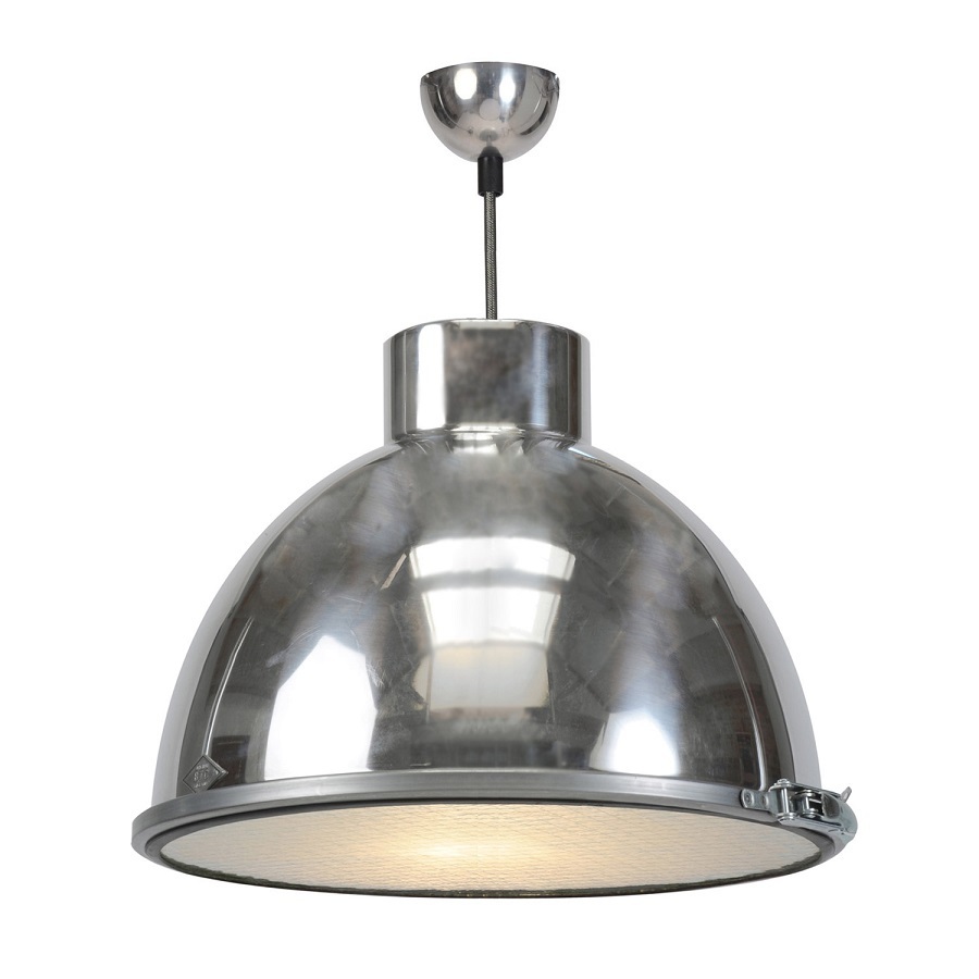 ORIGINAL BTC Giant Size 1 Pendant Light - Aluminium with wired glass