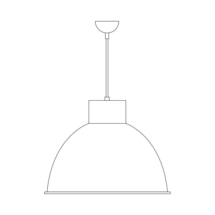 ORIGINAL BTC Giant Size 1 Pendant Light
