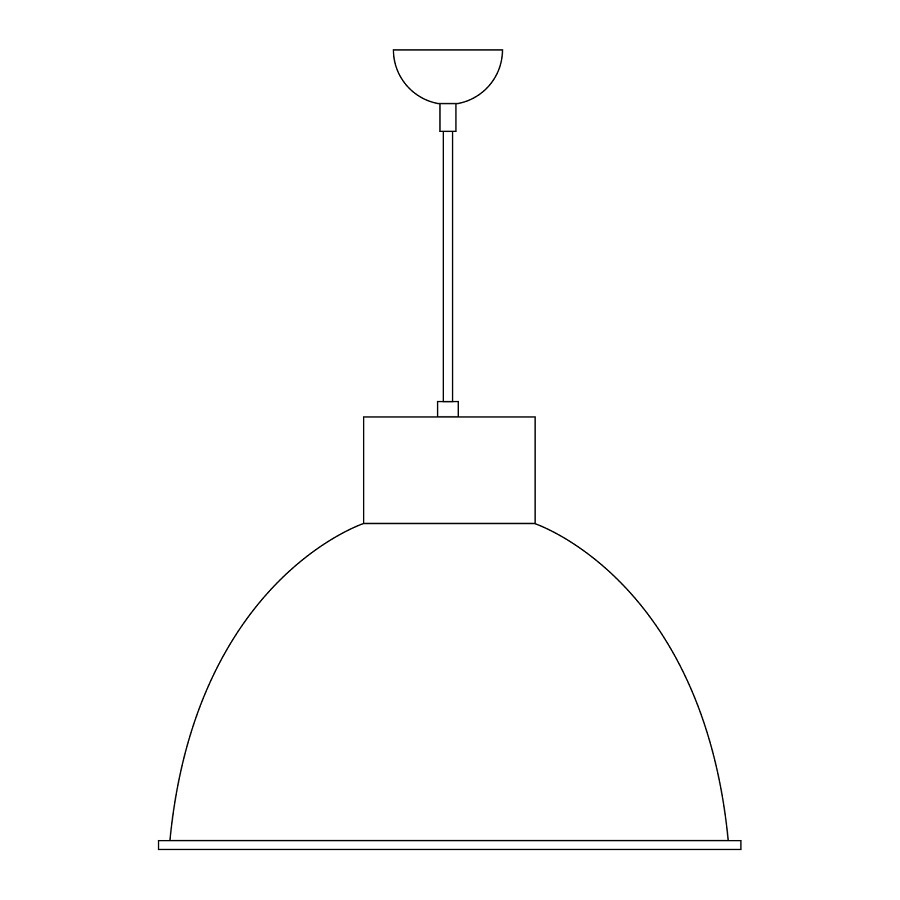 ORIGINAL BTC Giant Size 2 Pendant Light