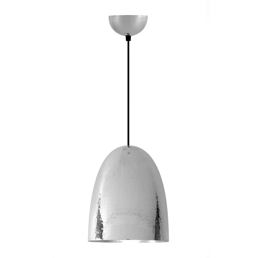 ORIGINAL BTC Stanley Large Pendant Light - Hammered Nickel Plated