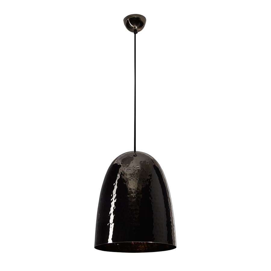 ORIGINAL BTC Stanley Large Pendant Light - Hammered Black Nickel