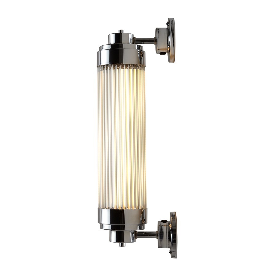 ORIGINAL BTC Pillar Offset Wall Light LED - chrome plated