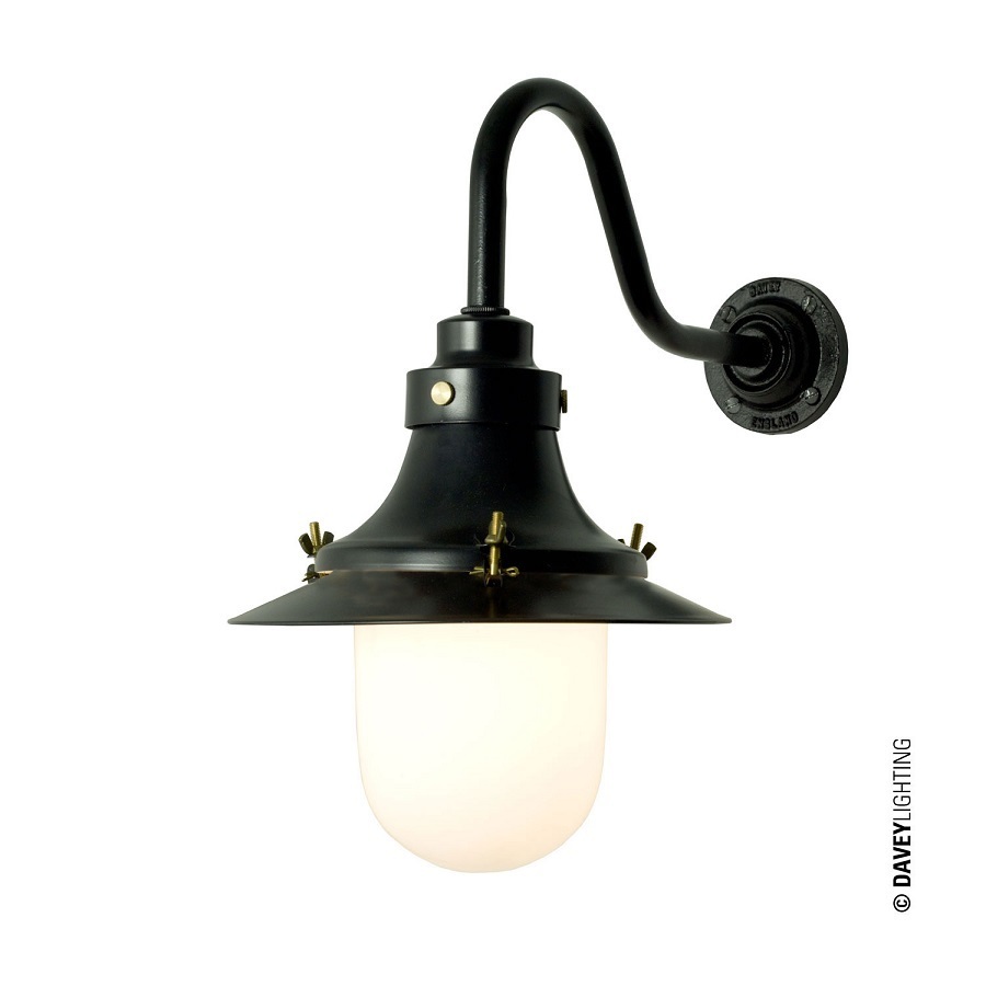 ORIGINAL BTC Ship's Small Decklight, Wall Light - Black Opal