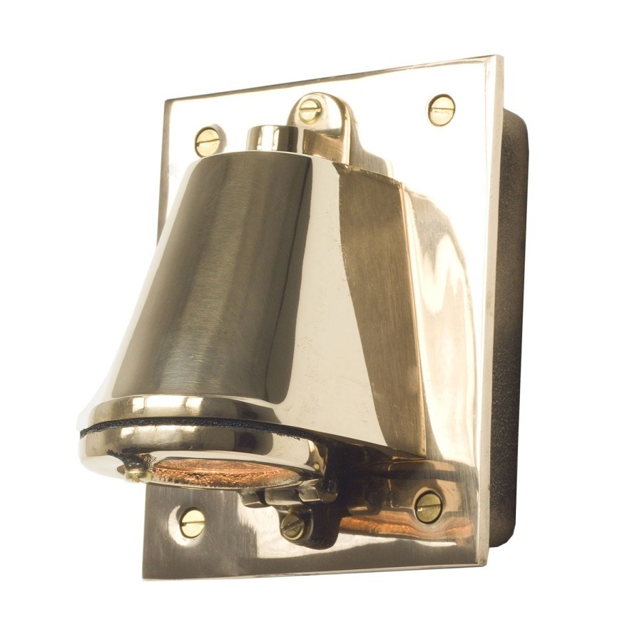 ORIGINAL BTC Mast Light with Cast Transformer Box - Polished bronze