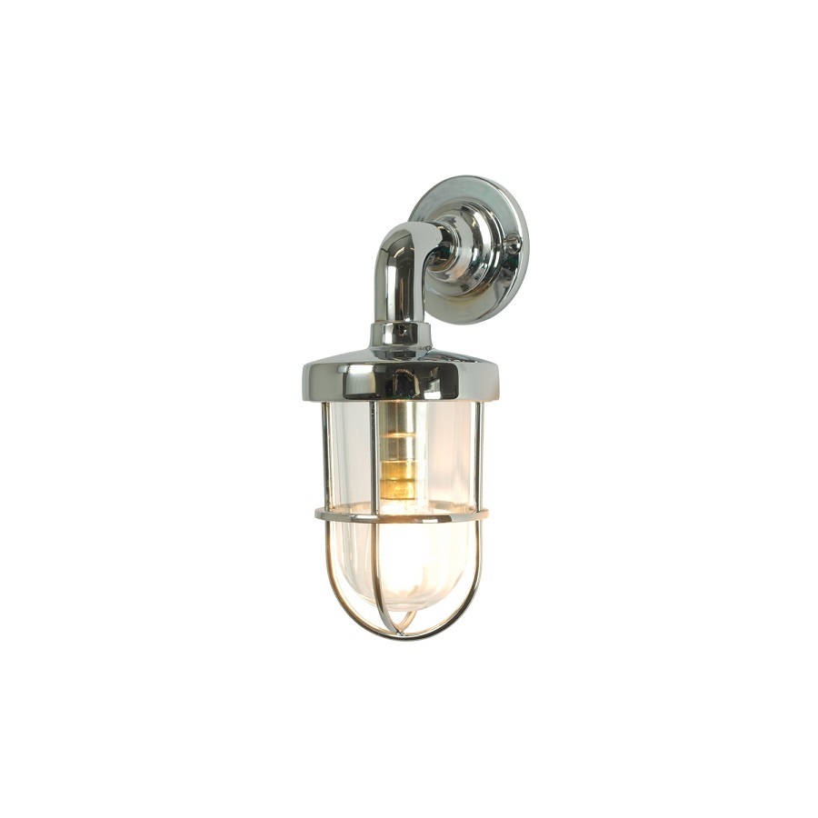 ORIGINAL BTC Miniature Weatherproof Ship's Well Glass - Chrome Plated, Clear Glass