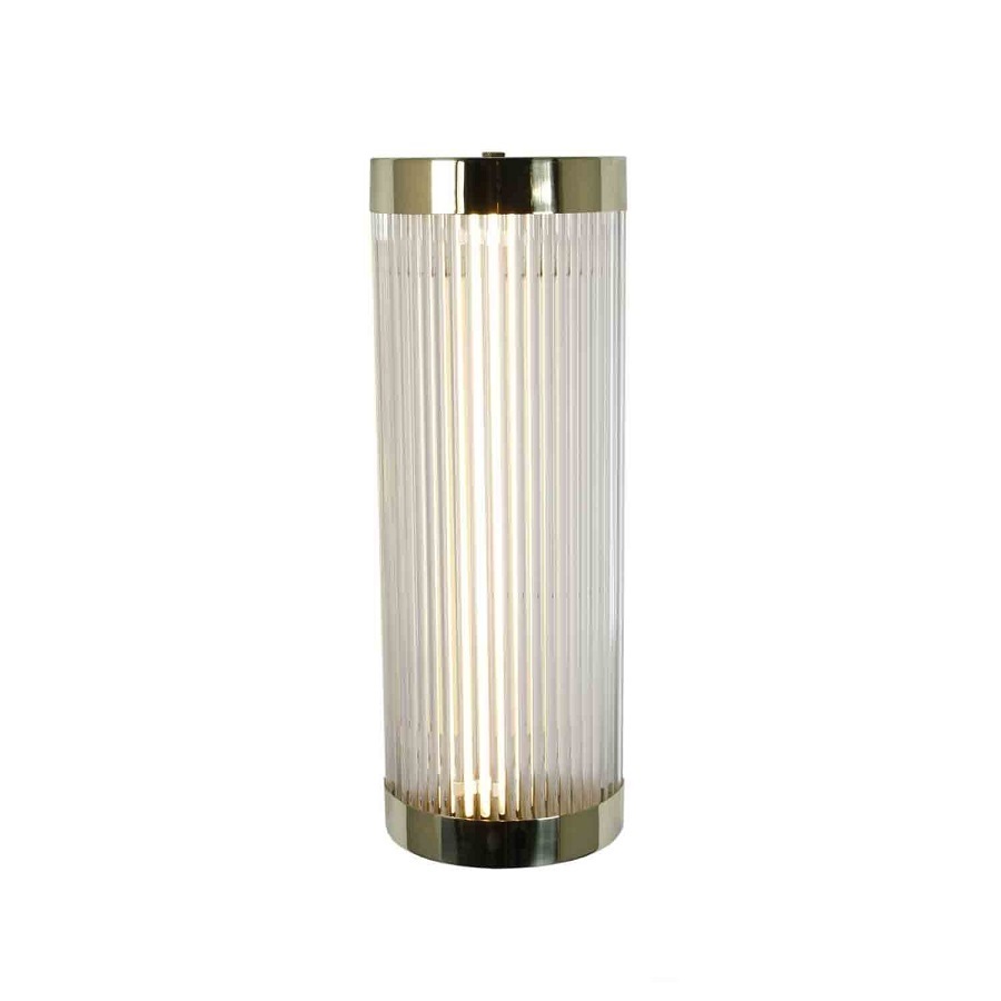 ORIGINAL BTC Pillar LED Wall Light, 40/15cm - Polished Brass