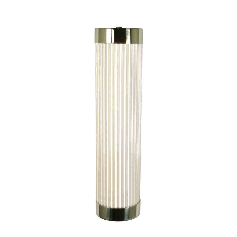 ORIGINAL BTC Pillar LED Wall Light, 40/10cm - Polished Brass