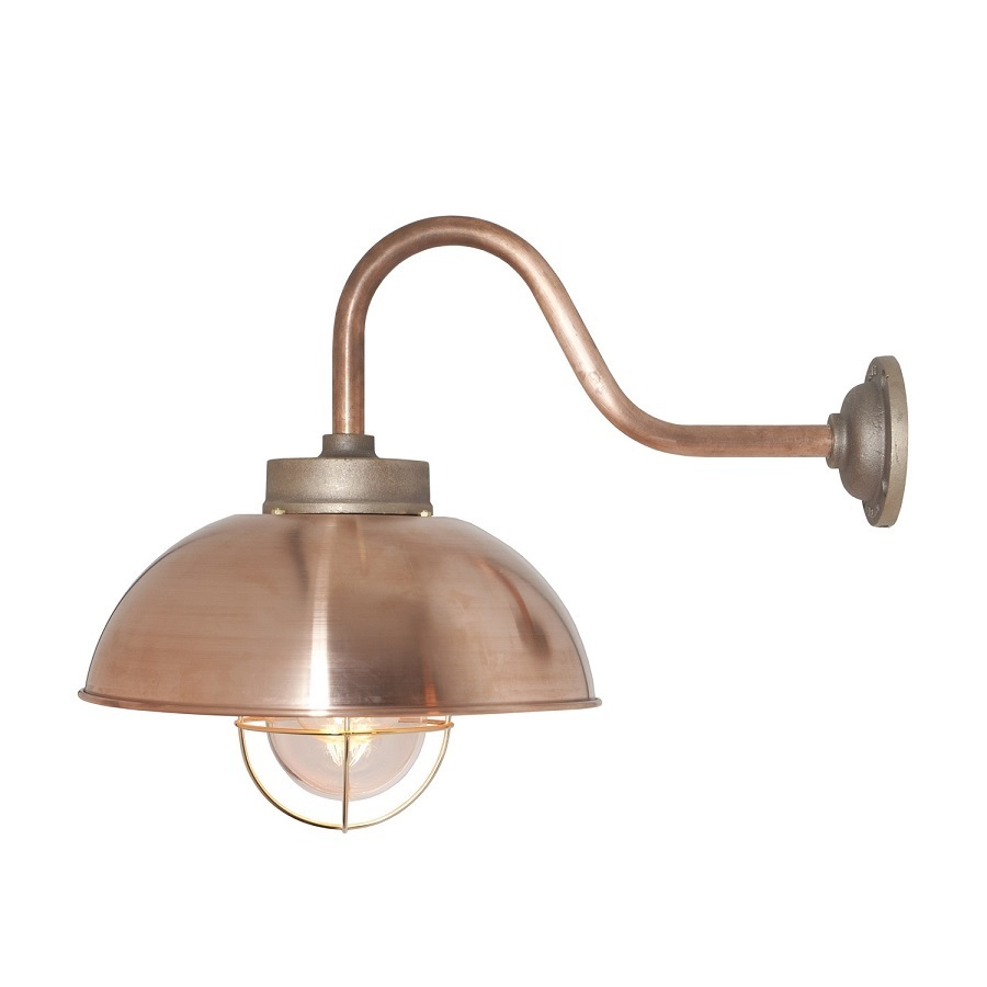 ORIGINAL BTC Shipyard Wall Light - Copper, Clear Glass