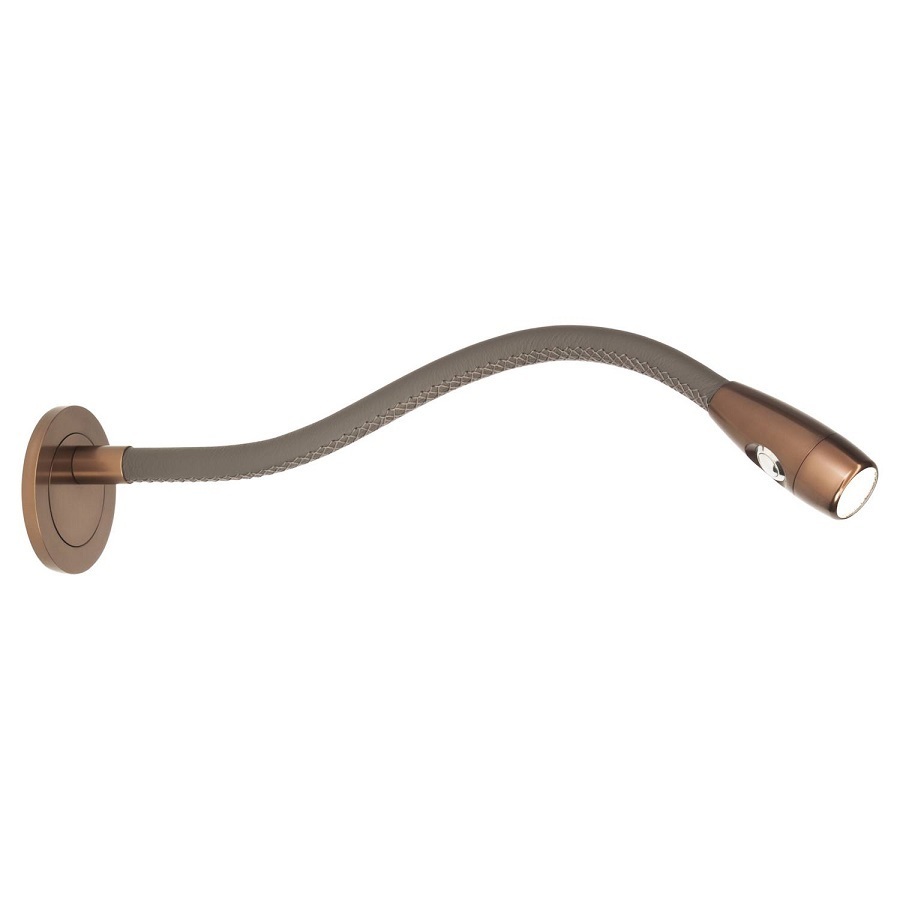 ORIGINAL BTC Jet Stream Escutcheon Light -  Anodised bronze, mushroom