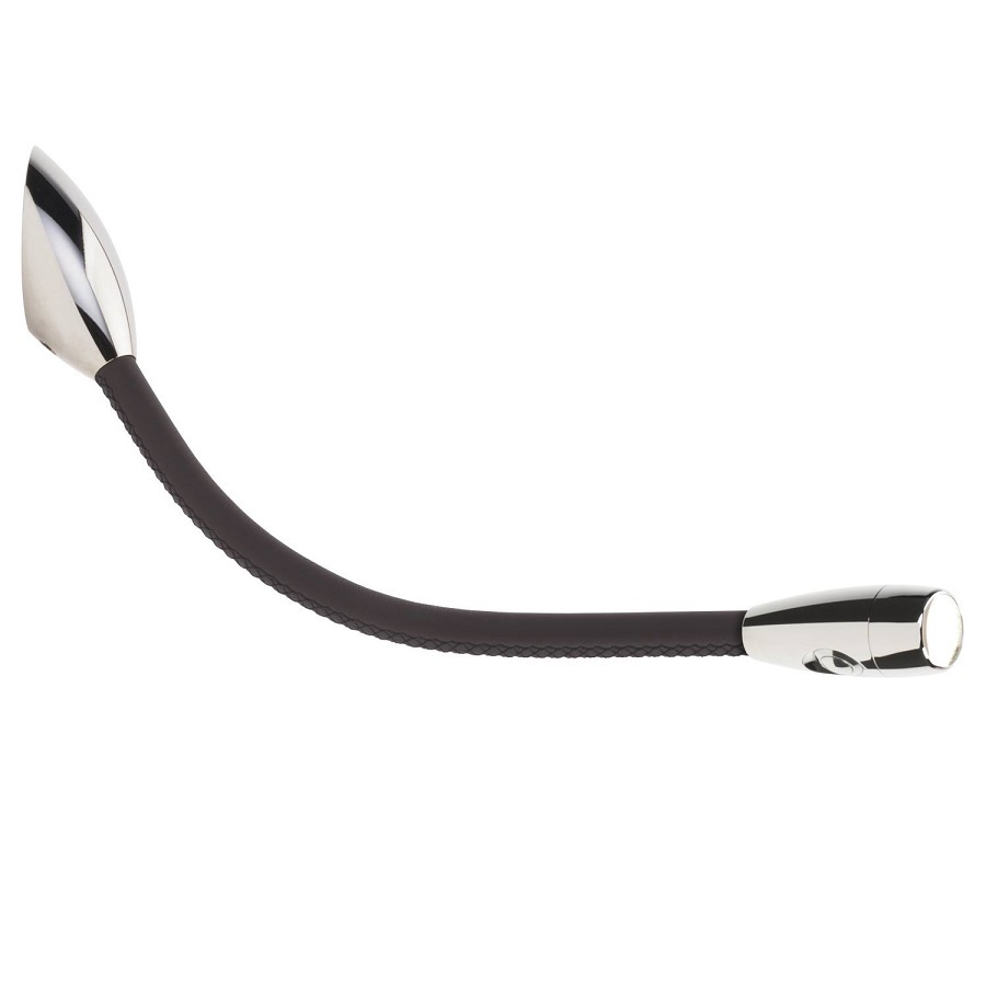 ORIGINAL BTC Jet Stream Surface Mount Light - Polished nickel, chocolate brown