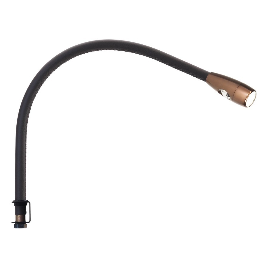 ORIGINAL BTC Jet Stream Over the Bedhead Light -  Anodised bronze, mushroom