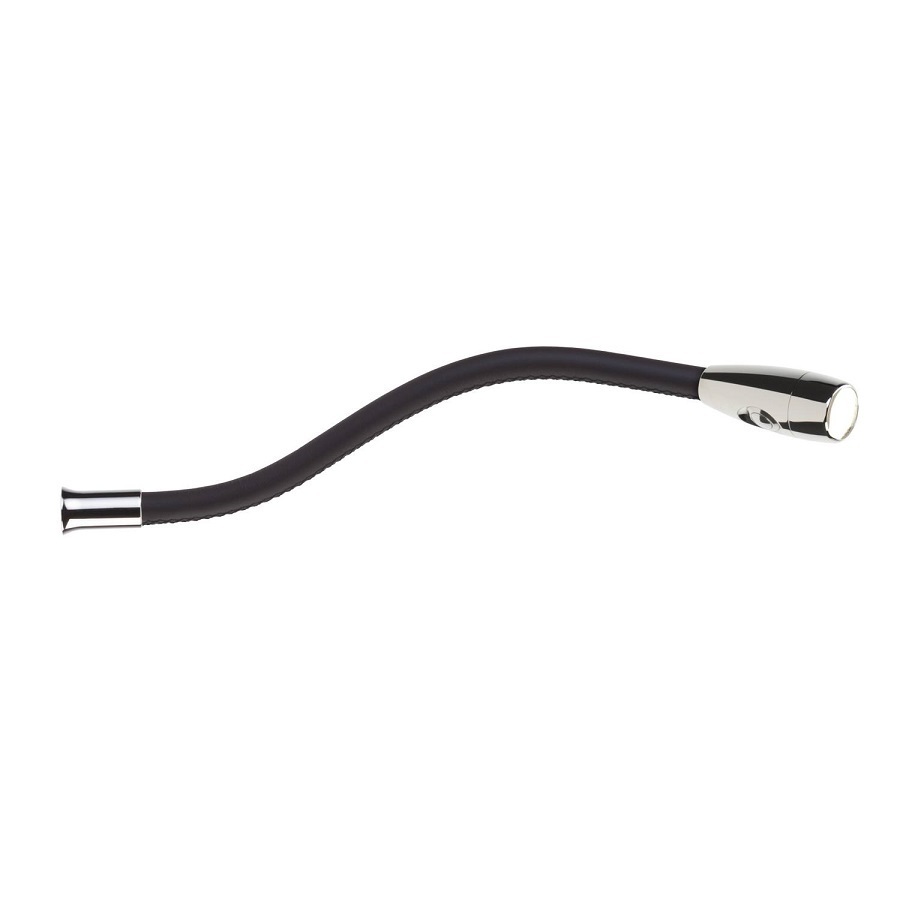 ORIGINAL BTC Jet Stream Through the Bedhead Light - Polished nickel, chocolate brown