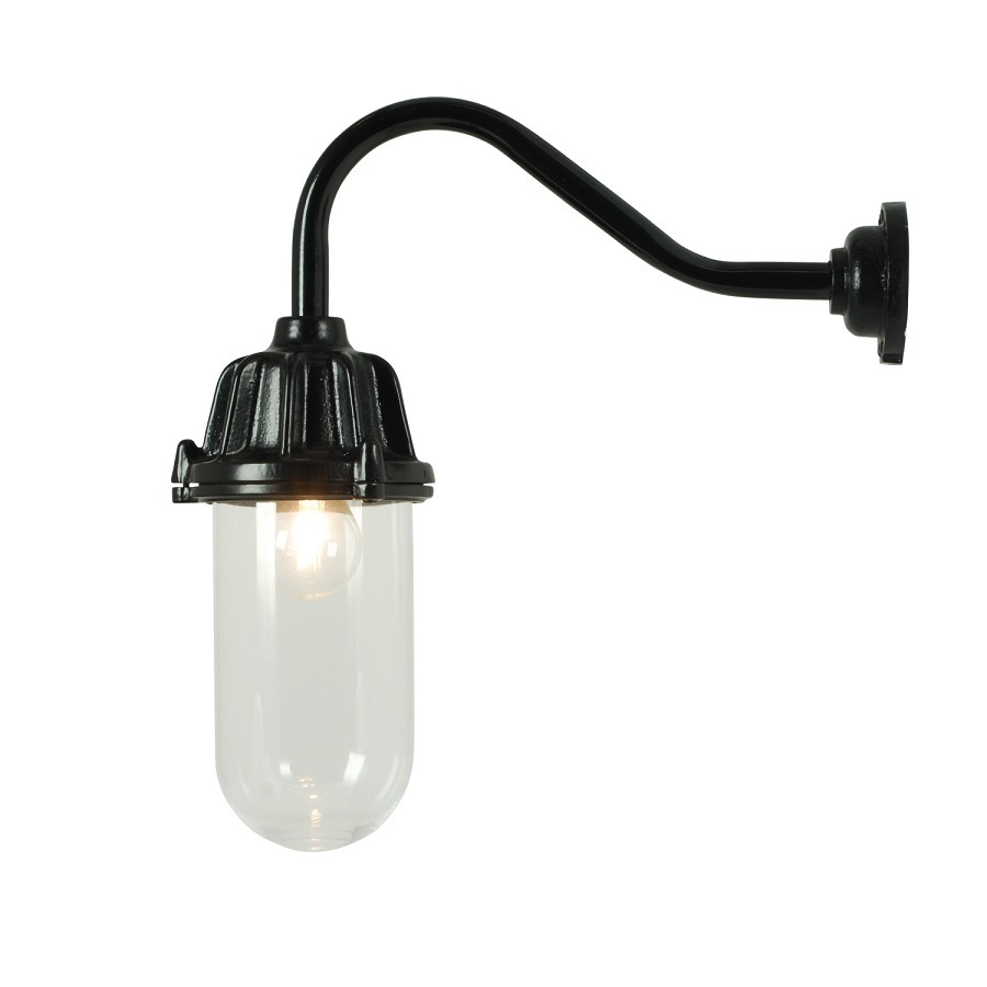 Black, Clear Glass
