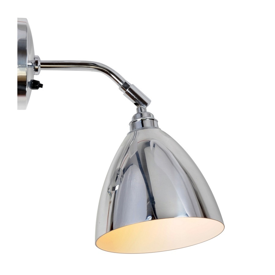 ORIGINAL BTC Task Short Wall Light - Polished Aluminium