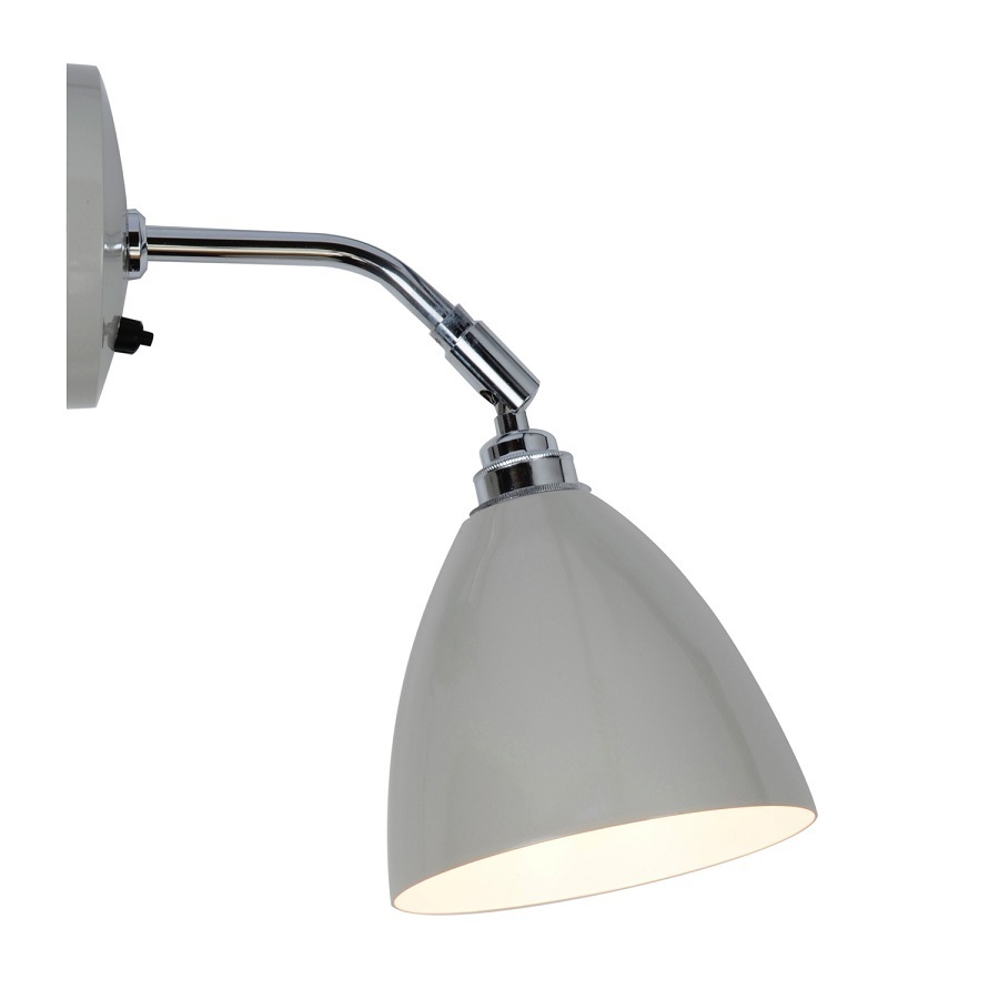 ORIGINAL BTC Task Short Wall Light - Putty Grey