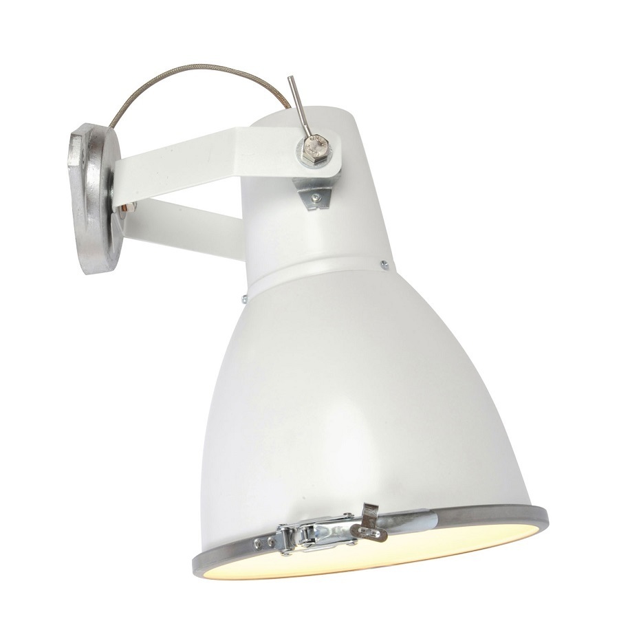 ORIGINAL BTC Stirrup 3 Wall Light with Sandblasted Glass - 