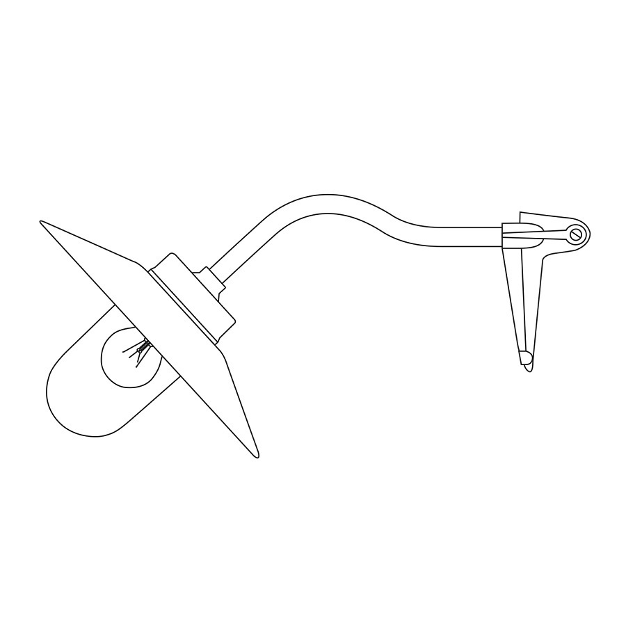 ORIGINAL BTC Exterior Bracket Light, Canted, Corner