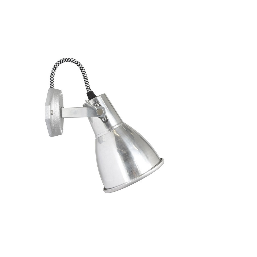 ORIGINAL BTC Stirrup 1 Single Wall Light - Natural Aluminium