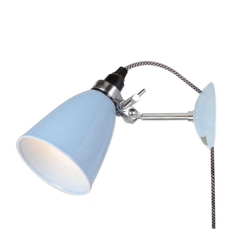 ORIGINAL BTC Hector Small Dome Wall Light PSC - Light blue